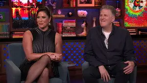 Emily Simpson and Michael Rapaport