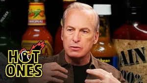 Bob Odenkirk Has a Fire in His Belly While Eating Spicy Wings