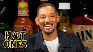 Will Smith Can't See While Eating Spicy Wings