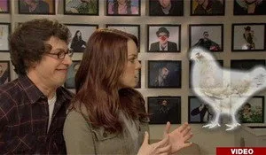Emma Stone with Kings of Leon