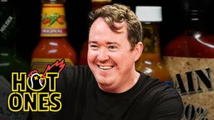Shane Gillis Pounds Milk While Eating Spicy Wings