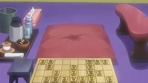 Taiko Meijin's Shogi Board (Opening Move) (1)