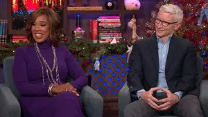 Gayle King and Anderson Cooper